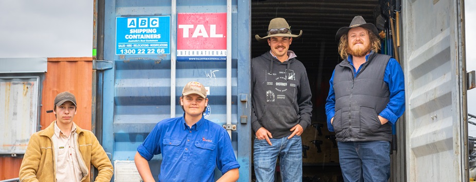 Group of BackTrack Works program participants preparing for on-the-job training in their local community of Tenterfield, NSW