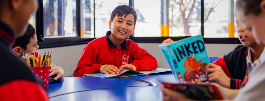 Child reading 